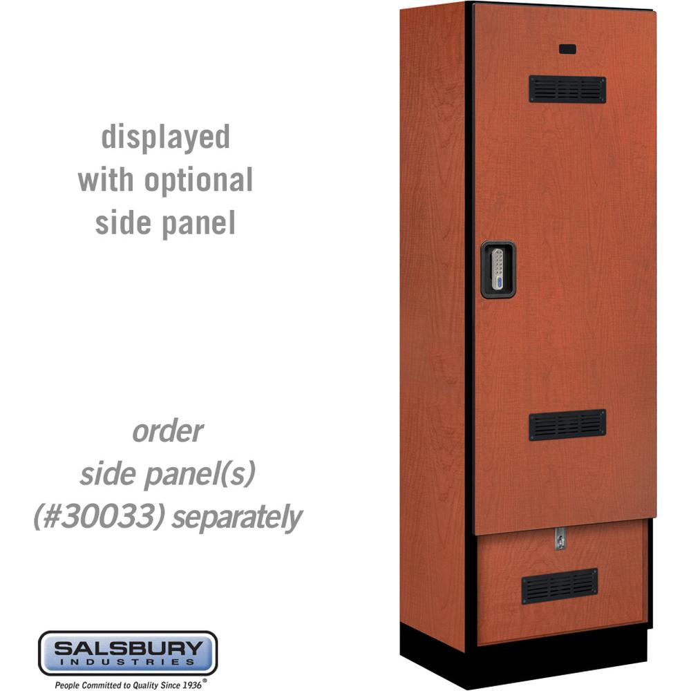 24" Wide Designer Wood Gear Locker - 6 Feet High - 18" Deep by Salsbury