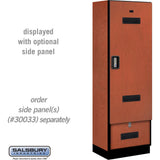 24" Wide Designer Wood Gear Locker - 6 Feet High - 18" Deep by Salsbury