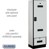 24" Wide Designer Wood Gear Locker - 6 Feet High - 18" Deep by Salsbury