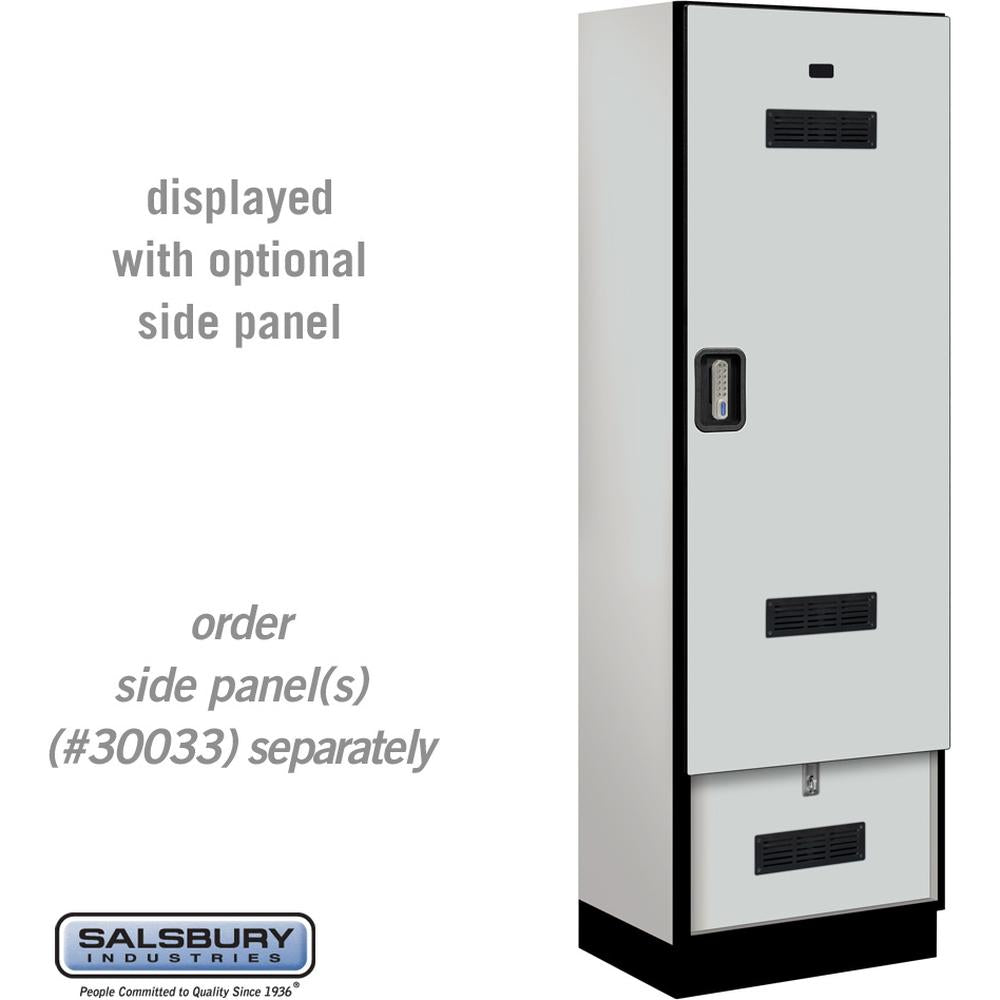 24" Wide Designer Wood Gear Locker - 6 Feet High - 18" Deep by Salsbury