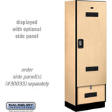 24" Wide Designer Wood Gear Locker - 6 Feet High - 18" Deep by Salsbury