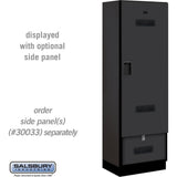 24" Wide Designer Wood Gear Locker - 6 Feet High - 18" Deep by Salsbury