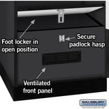 24" Wide Designer Wood Gear Locker - 6 Feet High - 18" Deep by Salsbury
