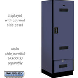 24" Wide Designer Wood Gear Locker - 6 Feet High - 24" Deep by Salsbury