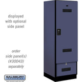 24" Wide Designer Wood Gear Locker - 6 Feet High - 24" Deep by Salsbury