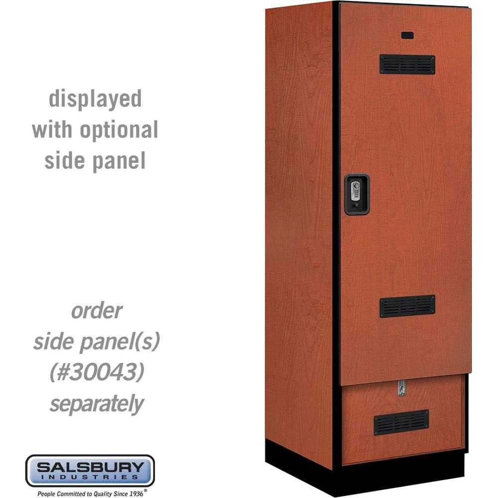 24" Wide Designer Wood Gear Locker - 6 Feet High - 24" Deep by Salsbury