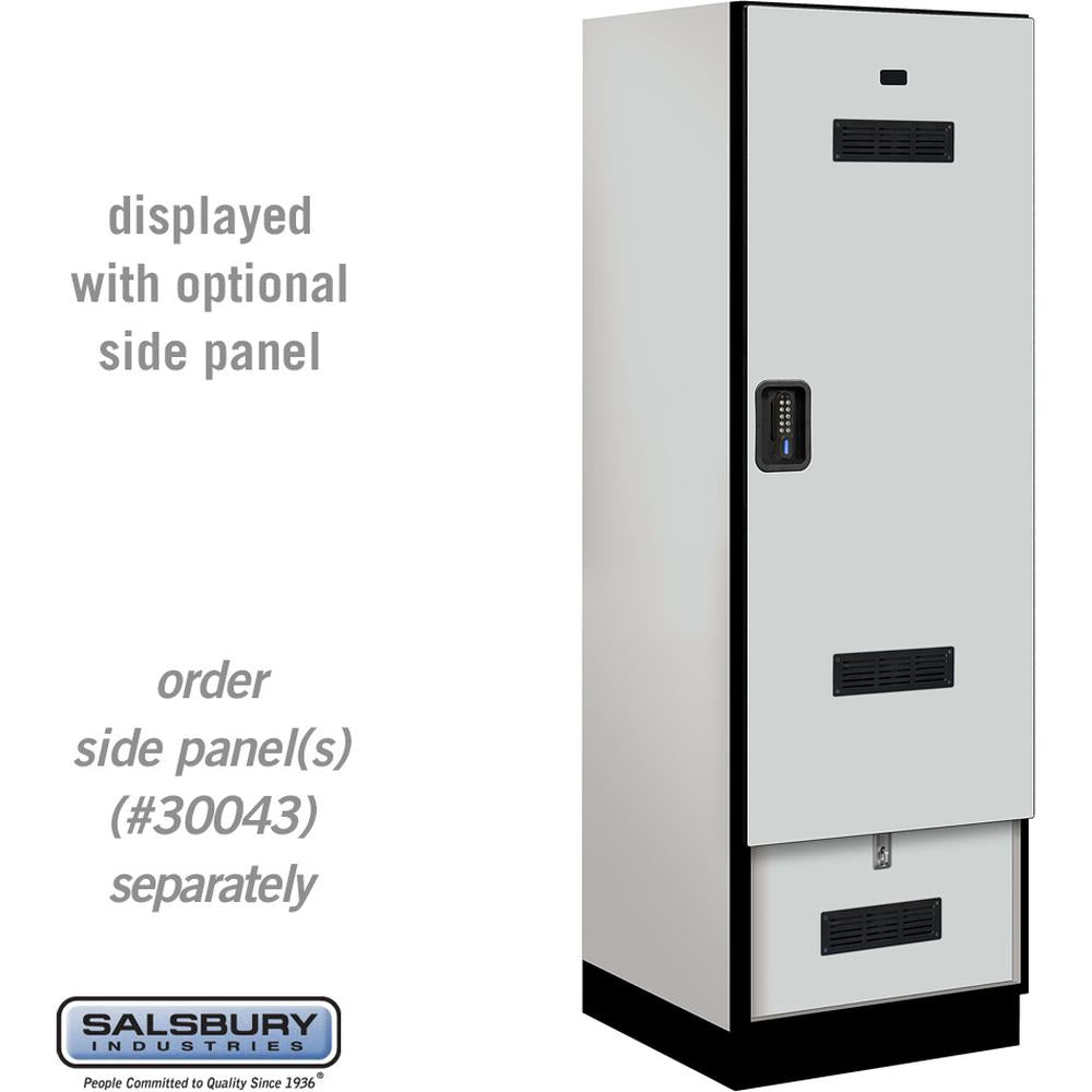24" Wide Designer Wood Gear Locker - 6 Feet High - 24" Deep by Salsbury
