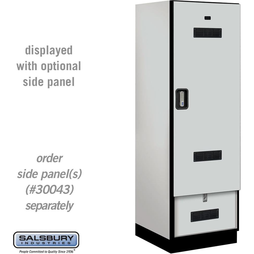 24" Wide Designer Wood Gear Locker - 6 Feet High - 24" Deep by Salsbury