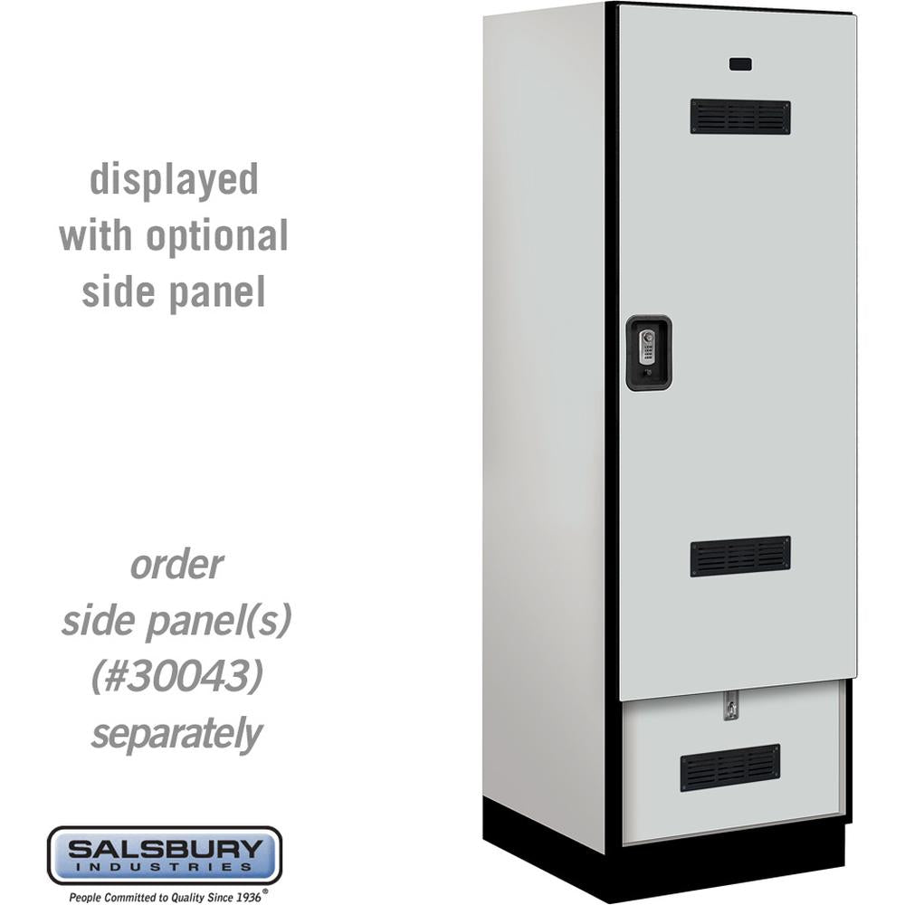 24" Wide Designer Wood Gear Locker - 6 Feet High - 24" Deep by Salsbury