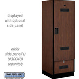24" Wide Designer Wood Gear Locker - 6 Feet High - 24" Deep by Salsbury