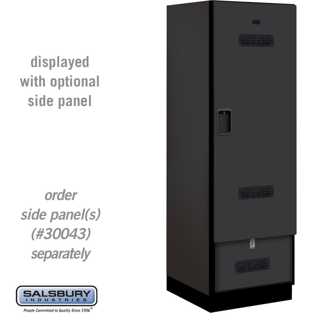 24" Wide Designer Wood Gear Locker - 6 Feet High - 24" Deep by Salsbury