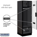 24" Wide Designer Wood Gear Locker - 6 Feet High - 24" Deep by Salsbury