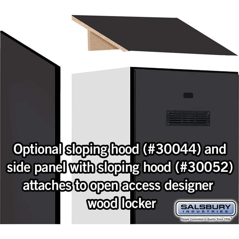24" Wide Designer Wood Gear Locker - 6 Feet High - 24" Deep by Salsbury