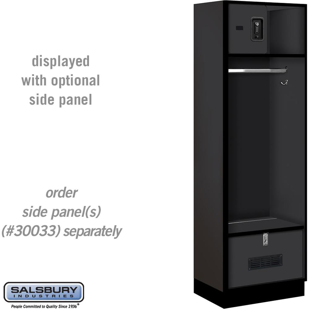 24" Wide Designer Wood Open Access Locker - 6 Feet High - 18" Deep by Salsbury