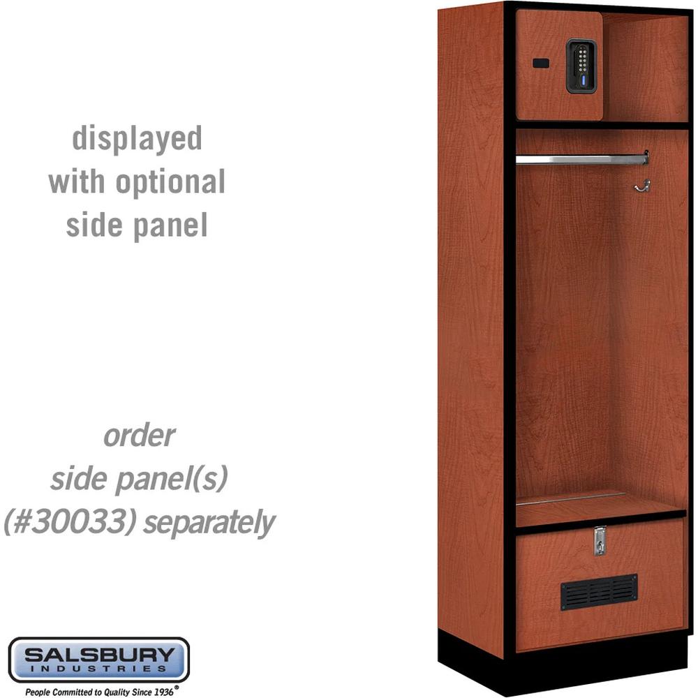 24" Wide Designer Wood Open Access Locker - 6 Feet High - 18" Deep by Salsbury