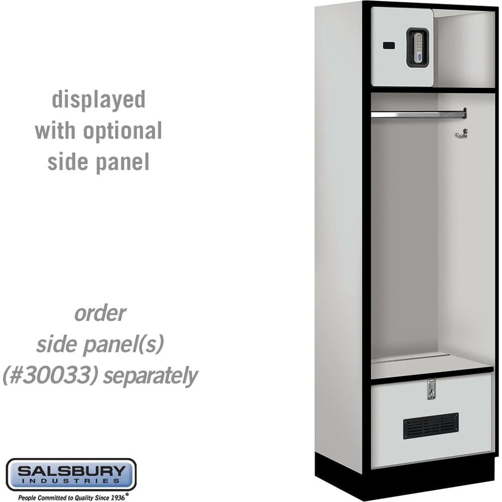 24" Wide Designer Wood Open Access Locker - 6 Feet High - 18" Deep by Salsbury