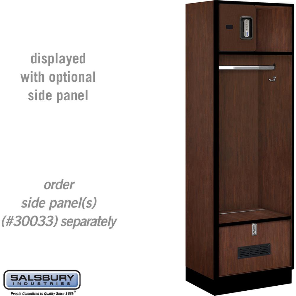 24" Wide Designer Wood Open Access Locker - 6 Feet High - 18" Deep by Salsbury
