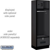 24" Wide Designer Wood Open Access Locker - 6 Feet High - 18" Deep by Salsbury
