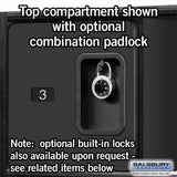 24" Wide Designer Wood Open Access Locker - 6 Feet High - 18" Deep by Salsbury