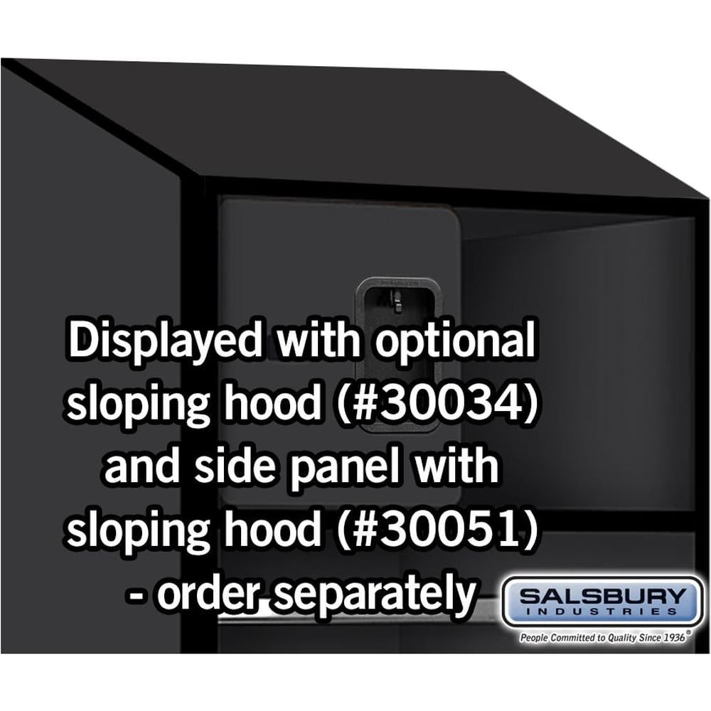24" Wide Designer Wood Open Access Locker - 6 Feet High - 18" Deep by Salsbury