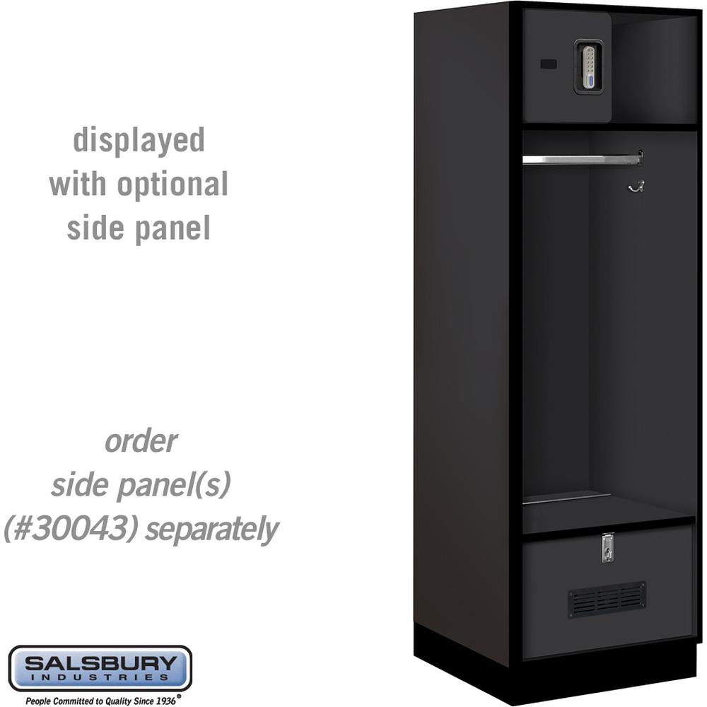 24" Wide Designer Wood Open Access Locker - 6 Feet High - 24" Deep by Salsbury