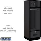 24" Wide Designer Wood Open Access Locker - 6 Feet High - 24" Deep by Salsbury