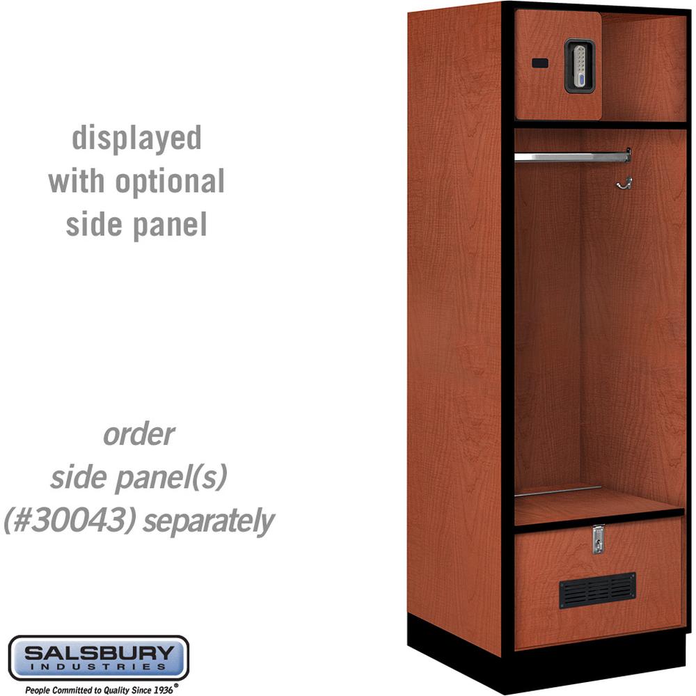 24" Wide Designer Wood Open Access Locker - 6 Feet High - 24" Deep by Salsbury