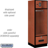 24" Wide Designer Wood Open Access Locker - 6 Feet High - 24" Deep by Salsbury