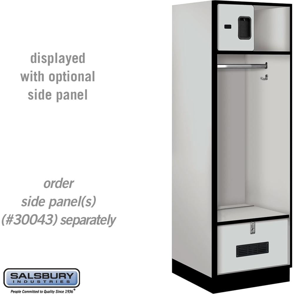 24" Wide Designer Wood Open Access Locker - 6 Feet High - 24" Deep by Salsbury