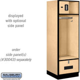 24" Wide Designer Wood Open Access Locker - 6 Feet High - 24" Deep by Salsbury