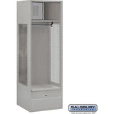 24" Wide Open Access Metal Locker - 6 Feet High - 24" Deep by Salsbury