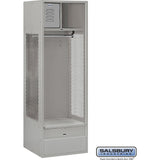 24" Wide Open Access Metal Locker - 6 Feet High - 24" Deep by Salsbury