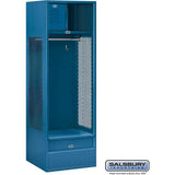 24" Wide Open Access Metal Locker - 6 Feet High - 24" Deep by Salsbury