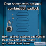 24" Wide Open Access Metal Locker - 6 Feet High - 24" Deep by Salsbury