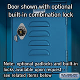 24" Wide Open Access Metal Locker - 6 Feet High - 24" Deep by Salsbury