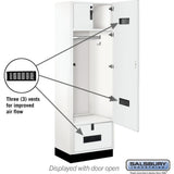 24" Wide Premier Wood Gear Locker - 6 Feet High - 18" Deep by Salsbury