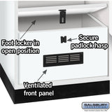 24" Wide Premier Wood Gear Locker - 6 Feet High - 18" Deep by Salsbury