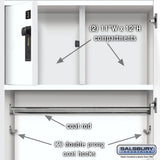 24" Wide Premier Wood Gear Locker - 6 Feet High - 18" Deep by Salsbury