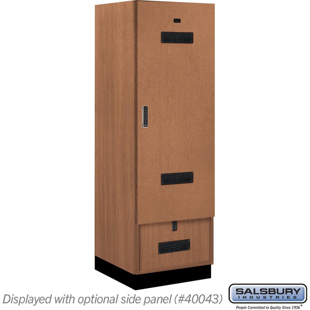 24" Wide Premier Wood Gear Locker - 6 Feet High - 24" Deep by Salsbury