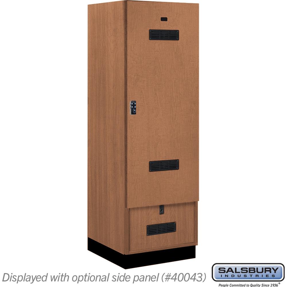 24" Wide Premier Wood Gear Locker - 6 Feet High - 24" Deep by Salsbury