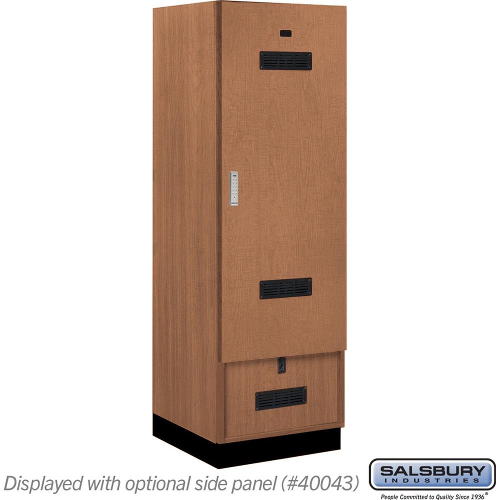 24" Wide Premier Wood Gear Locker - 6 Feet High - 24" Deep by Salsbury