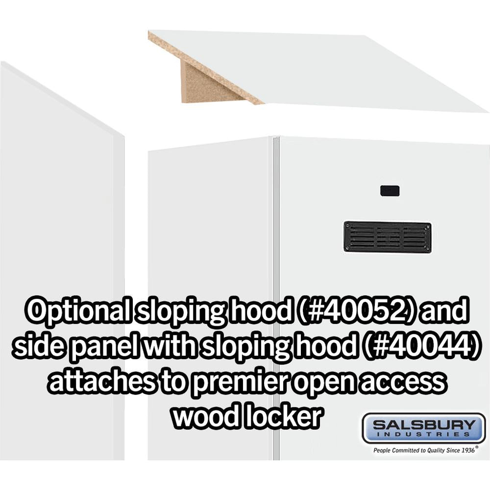 24" Wide Premier Wood Gear Locker - 6 Feet High - 24" Deep by Salsbury