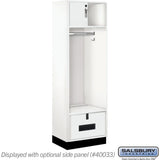 24" Wide Premier Wood Open Access Locker - 6 Feet High - 18" Deep by Salsbury
