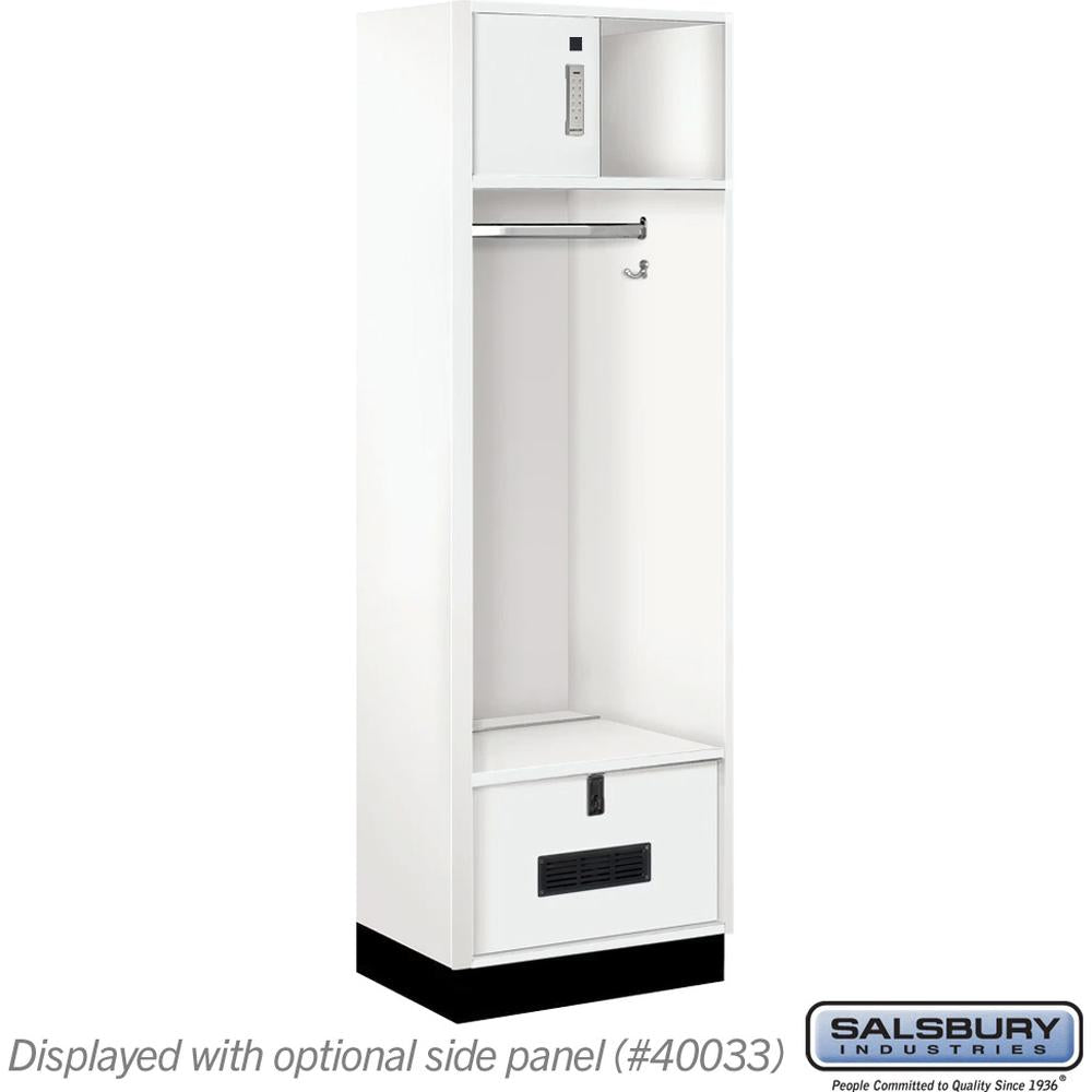 24" Wide Premier Wood Open Access Locker - 6 Feet High - 18" Deep by Salsbury