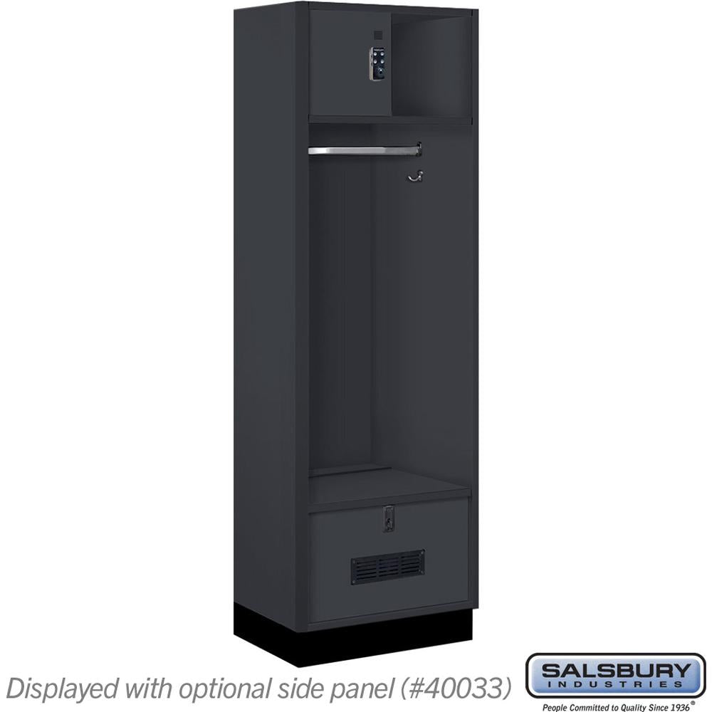24" Wide Premier Wood Open Access Locker - 6 Feet High - 18" Deep by Salsbury