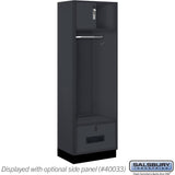 24" Wide Premier Wood Open Access Locker - 6 Feet High - 18" Deep by Salsbury