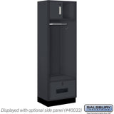 24" Wide Premier Wood Open Access Locker - 6 Feet High - 18" Deep by Salsbury