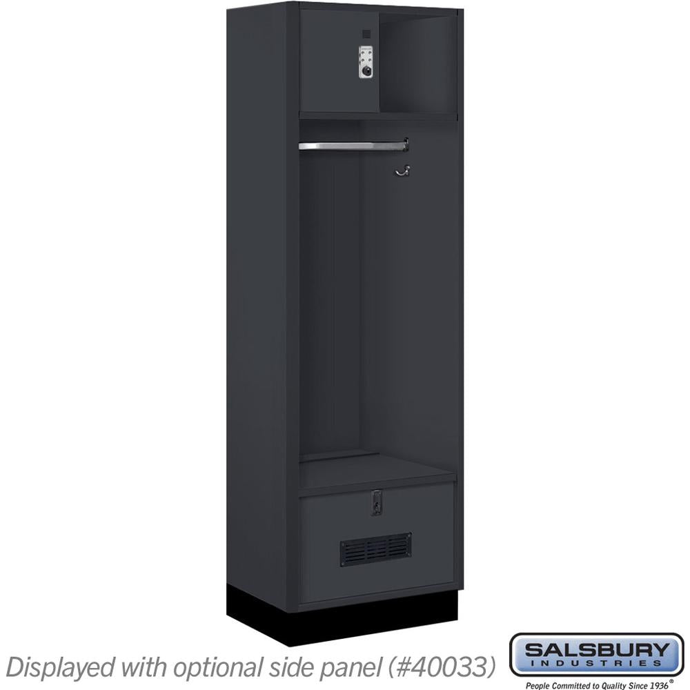 24" Wide Premier Wood Open Access Locker - 6 Feet High - 18" Deep by Salsbury
