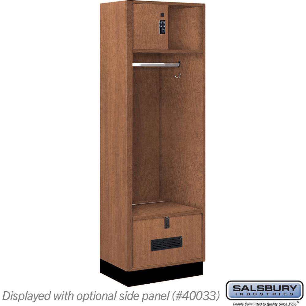 24" Wide Premier Wood Open Access Locker - 6 Feet High - 18" Deep by Salsbury