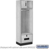 24" Wide Premier Wood Open Access Locker - 6 Feet High - 18" Deep by Salsbury